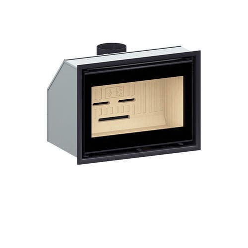 Inserto per camini a legna - LEKA 8059 - Cerampiù Srl - in metallo / a convezione naturale / contemporaneo