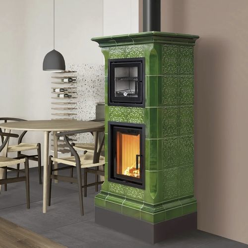 Stufa a legna - BISTROT - Cerampiù Srl - elettrica / 8 kW / multicombustibile