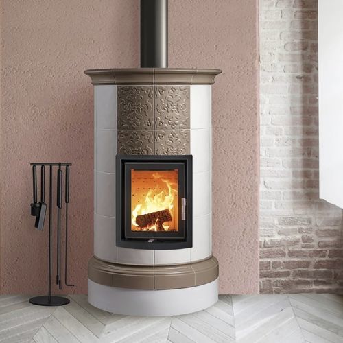 Stufa a legna - DOLOMIA 4 LEVELS - Cerampiù Srl - elettrica / 8 kW / multicombustibile