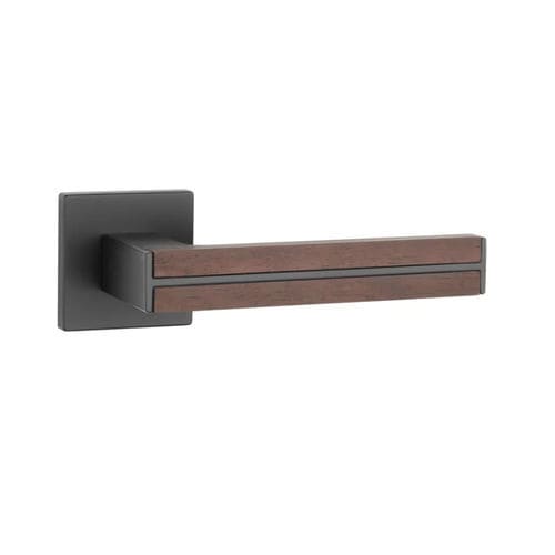 Maniglia per porta - IMPERATA Q - ENGER - in metallo / in legno / contemporanea