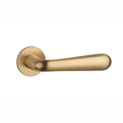 Maniglia per porta - GARDENIA R - ENGER - in metallo / in legno / contemporanea