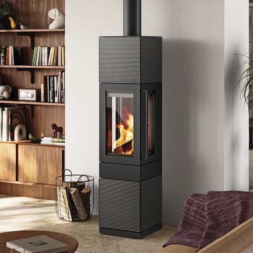 Stufa a legna - ASTANA - HASE Kaminofenbau GmbH - 6 kW / multicombustibile / da appoggio