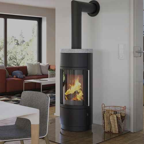 Stufa a legna - BASILIA - HASE Kaminofenbau GmbH - 7 kW / multicombustibile / da appoggio