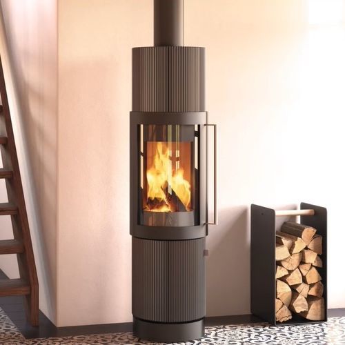 Stufa a legna - ELVAS - HASE Kaminofenbau GmbH - 6 kW / multicombustibile / a pavimento