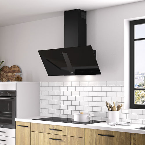 Cappa a muro - UNA - Oranier Heiz- und Kochtechnik GmbH - con condotto / a ricircolo / con illuminazione integrata