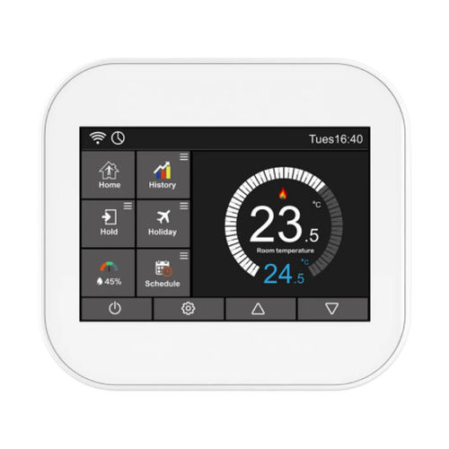 Termostato elettronico - BC207-E - Breeze Controls - programmabile / per riscaldamento a pavimento / da incasso a muro
