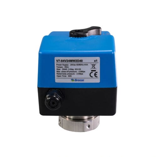 Valvola di controllo della portata on/off - V7-04 - Breeze Controls - per riscaldamento / per aria condizionata / per sistema di ventilazione