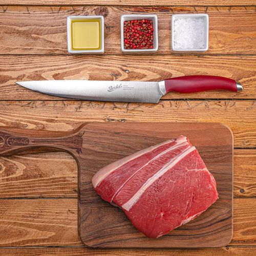 Coltello tranchelard con manico in plastica - TEKNICA 24 RED - Berkel - con lama in acciaio inossidabile