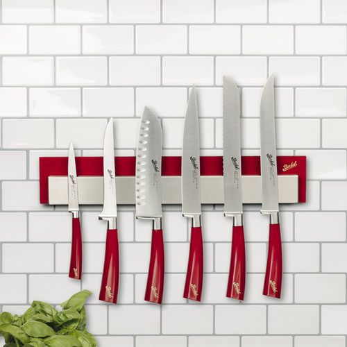 Ceppo coltelli in acrilico - RED MAGNETIC - Berkel - in acciaio inossidabile / in HPL