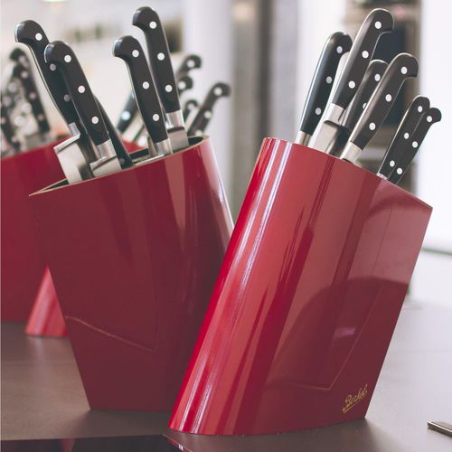 Ceppo coltelli in polipropilene - BAG RED - Berkel - in MDF / in legno compensato / in legno con vernice di protezione