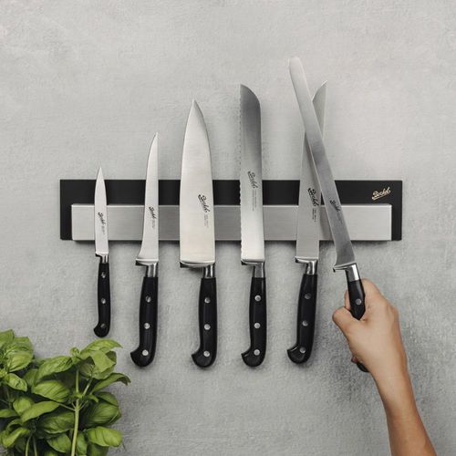 Ceppo coltelli in acrilico - BLACK MAGNETIC - Berkel - in acciaio inossidabile / in HPL