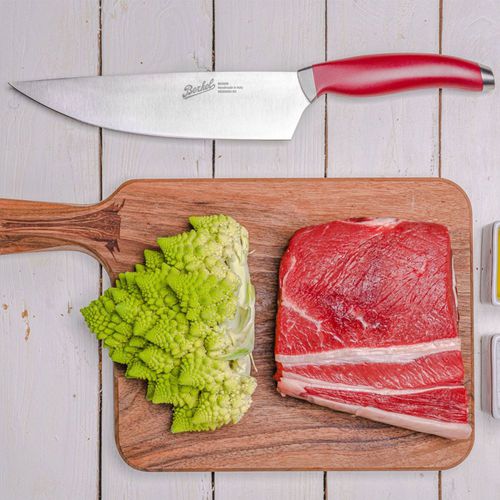 Coltello da chef con manico in plastica - TEKNICA 22 RED - Berkel - con lama in acciaio inossidabile