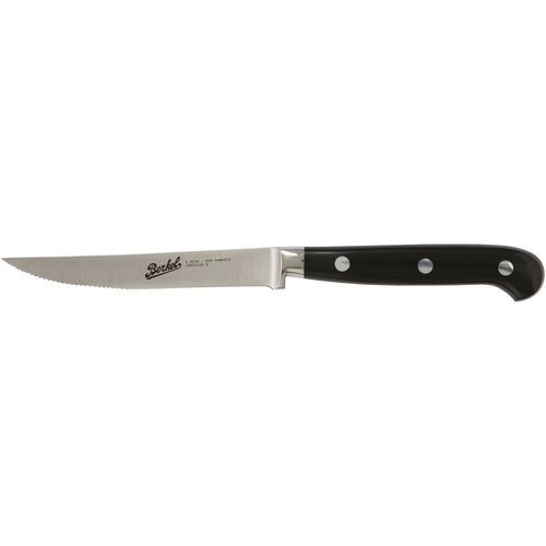Coltello da bistecca con manico in resina - ADHOC 11 BLACK SERRATED - Berkel - con lama in acciaio inossidabile