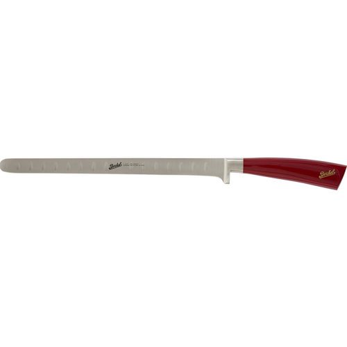 Coltello da salmone con manico in plastica - ELEGANCE 26 RED - Berkel - con lama in acciaio inossidabile