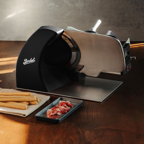 Affettatrice formaggi - HOME LINE 250 PLUS MATTE BLACK - Berkel - per frutta / per verdure / per salumeria