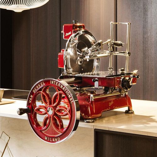 Affettatrice per salumeria - FLYWHEEL B114 RED - Berkel - manuale / professionale / a lama circolare