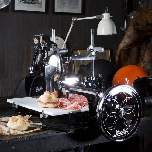 Affettatrice per carne - FLYWHEEL P15 BLACK - Berkel - manuale / professionale / a lama circolare