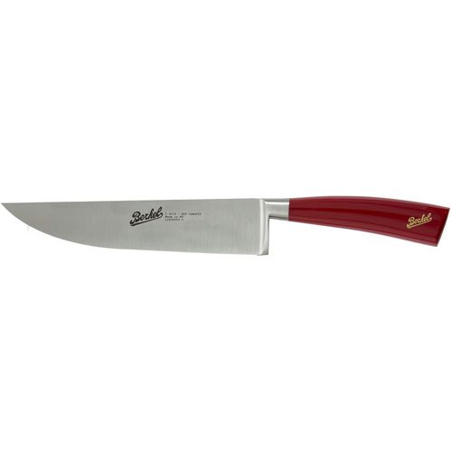 Coltello da chef con manico in resina - ELEGANCE 20 RED - Berkel - con lama in acciaio inossidabile