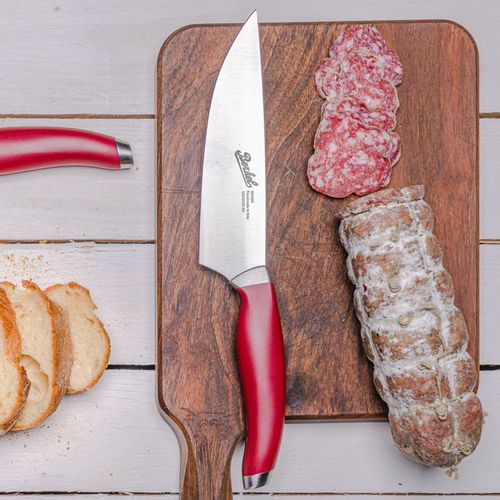 Coltello da chef con manico in plastica - TEKNICA 15 RED - Berkel - con lama in acciaio inossidabile