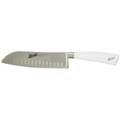Coltello da cucina con manico in resina - ELEGANCE SANTOKU 18 WHITE - Berkel - con lama in acciaio inossidabile