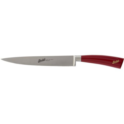 Coltello tranchelard con manico in resina - ELEGANCE 21 RED - Berkel - con lama in acciaio inossidabile