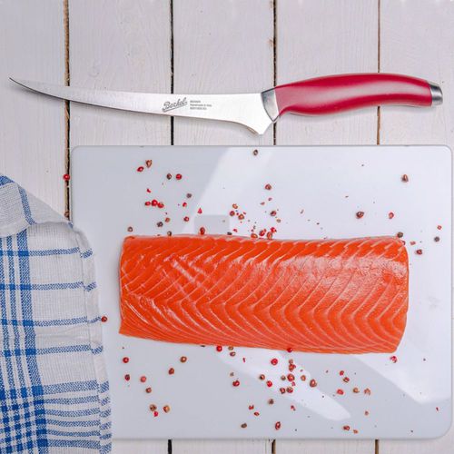 Coltello tranchelard con manico in plastica - TEKNICA 19 RED - Berkel - con lama in acciaio inossidabile