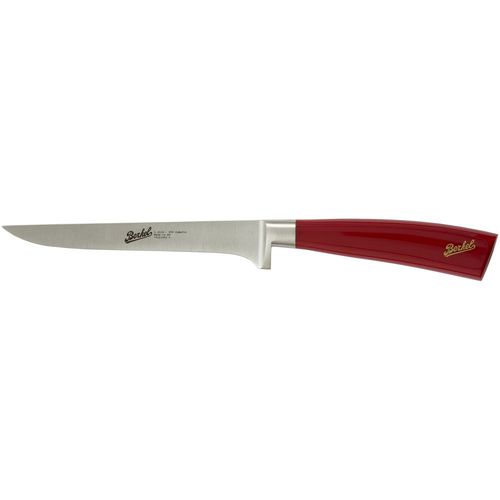 Coltello da disosso con manico in resina - ELEGANCE 16 RED - Berkel - con lama in acciaio inossidabile