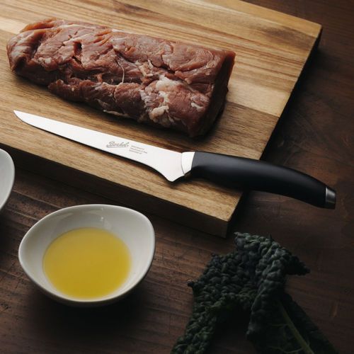 Coltello da disosso con manico in plastica - TEKNICA 16 BLACK - Berkel - con lama in acciaio inossidabile