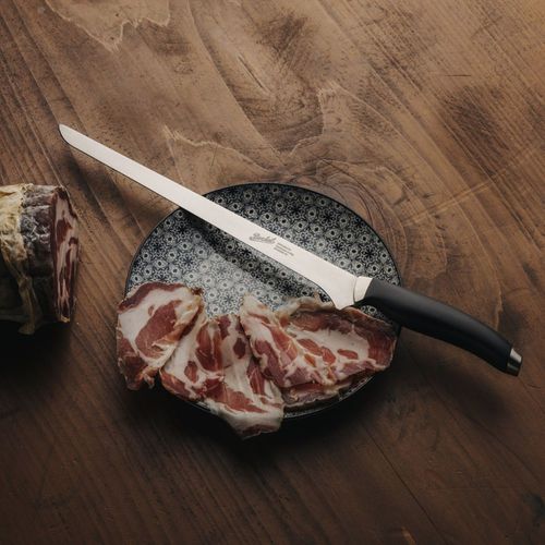 Coltello da cucina con manico in plastica - TEKNICA 28 BLACK - Berkel - con lama in acciaio inossidabile