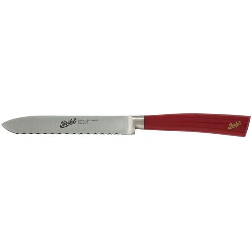 Coltello da cucina con manico in resina - ELEGANCE 12 RED - Berkel - con lama in acciaio inossidabile