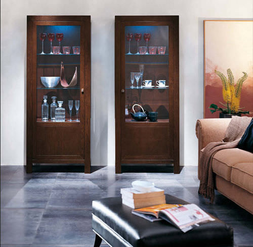 Vetrina contemporanea - JAMILA - BAMAX - in rovere