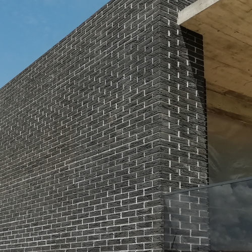 Mattone per facciata - TFV Negro la Plata - Vale de Gândara - per muro / perforato / in clinker