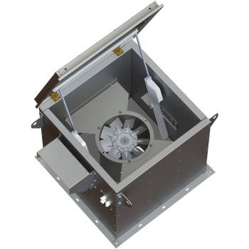 Ventilatore con apertura motorizzata - FRB  - AREM - a cassone / professionale / da interno