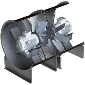 Ventilatore assiale - AXUS CONTRA-ROTATING  - AREM - elicoidale / professionale / da interno