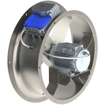 Ventilatore elicoidale - AXUS EC DEPORTED  - AREM - professionale / da interno / in acciaio galvanizzato