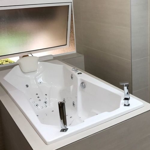 Vasca da bagno ad isola - JOUVENCE 180 - Preti - ad uso professionale / in acrilico / in stile