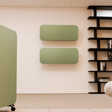 Pannello acustico per muro - Paul - Mirplay Objektmöbel - per soffitto / in tessuto / in fibra di poliestere