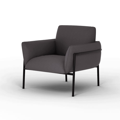 Poltrona contemporanea - Tori - Mirplay Objektmöbel - in tessuto / in metallo verniciato / ergonomica