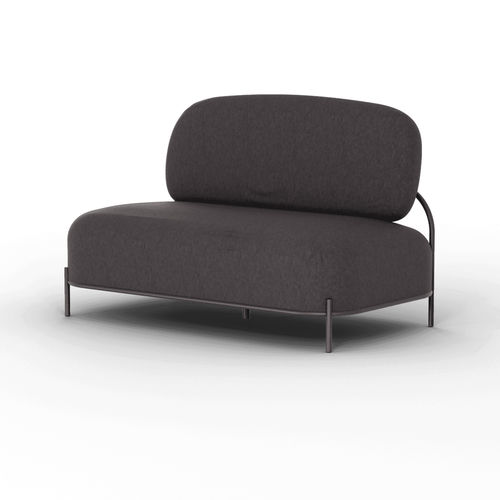 Divano design minimalista - Yoko - Mirplay Objektmöbel - in tessuto / grigio / beige