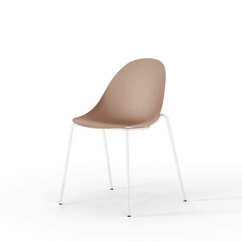 Sedia minimalista - Hiro - Mirplay Objektmöbel - da interno / in polipropilene / con supporto in metallo