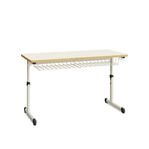 Tavolo contemporaneo - Quar double - Mirplay Objektmöbel - in MDF / con supporto in metallo / rettangolare