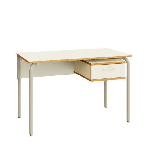 Tavolo per corsi di formazione contemporaneo - Teacher - Mirplay Objektmöbel - in MDF / con supporto in metallo / rettangolare