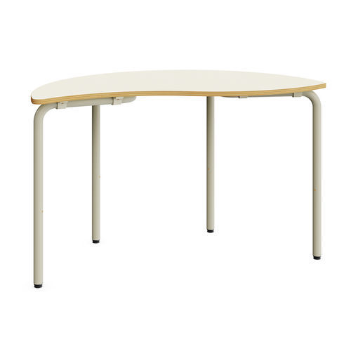 Tavolo per corsi di formazione contemporaneo - Yang - Mirplay Objektmöbel - in MDF / con supporto in metallo verniciato / ad altezza regolabile
