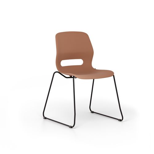 Sedia contemporanea - Jun - Mirplay Objektmöbel - da interno / in polipropilene / con supporto in metallo