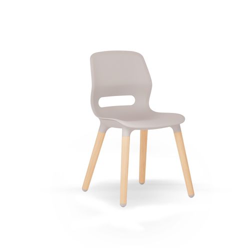 Sedia contemporanea - Jun - Mirplay Objektmöbel - da interno / in polipropilene / con supporto in legno