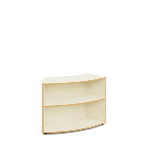 Libreria bassa - Marie - Mirplay Objektmöbel - a rotelle / per scuola / in legno compensato