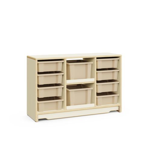 Scaffalatura per scuola materna - Pine - Mirplay Objektmöbel - per asilo nido / per scuola / per carichi leggeri