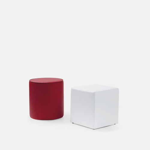 Pouf contemporaneo - 934 - Gierre Sedute - in tessuto / quadrato / tondo