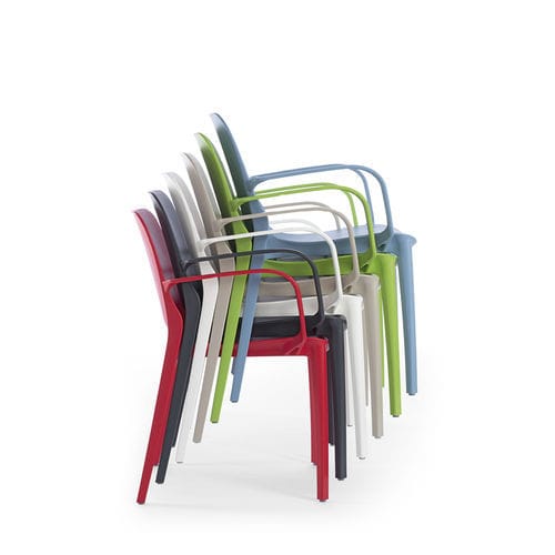 Sedia contemporanea - LEXAN - Gierre Sedute - da interno / in plastica / con supporto in plastica