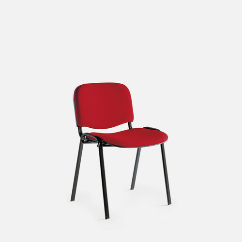 Sedia visitatore contemporanea - ISO - Gierre Sedute - da interno / in PVC / in tessuto